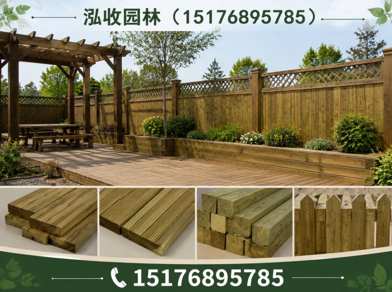 泰安京津冀防腐木工程展示图