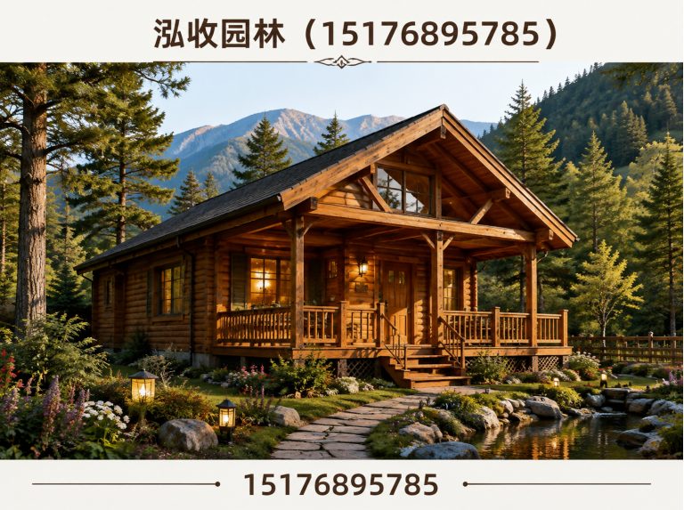泰安防腐木凉亭展示图